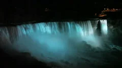 Niagara Falls At Night