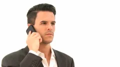 Businessman On The Phone