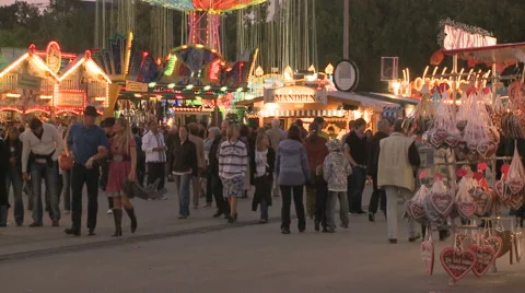 Oktoberfest Night Scenery
