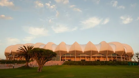 4K Timelapse Sunrise Stadium Port Elizabeth