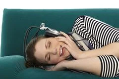Woman Listening To Music