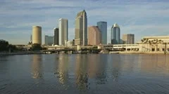 Timelapse Tampa Sunset Skyline