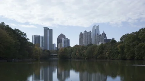 4K Time Lapse Atlanta Skyline