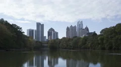4K Time Lapse Atlanta Skyline