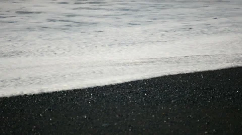 Slowmotion Breaking Waves With Blurred Beach