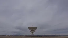 4K Time lapse zoom out Very Large Array Radio Telescopes