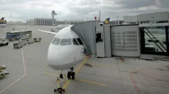 Timelapse Boarding Of A Plane