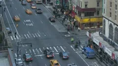 Timelapse Traffic At Sunset On 8Th Ave