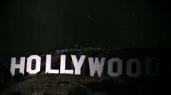 Hollywood Sign Spotlight