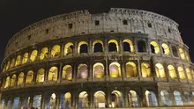 Time lapse zoom out Colosseum Rome, Italy