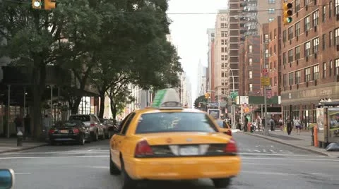 Timelapse Traffic On Broadway