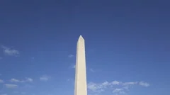 4K Time Lapse Zoom Out Washington Memorial In Washington, Dc, Usa