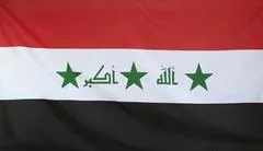 Iraq Flag Real Fabric