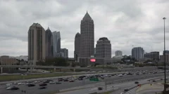 4K Time Lapse Atlanta Skyline