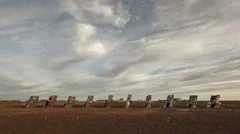 4K Time Lapse Cadillac Ranch Texas