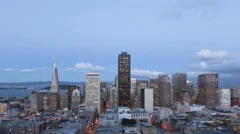 4K Time Lapse San Francisco Twilight To Night