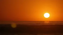 Sunset At The Pacific Ocean