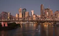 Skyline Brisbane Sunrise