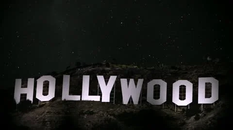 Hollywood Sign Spotlight