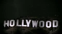 Hollywood Sign Spotlight
