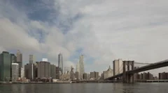 Time Lapse Zoom In Manhattan Skyline