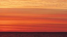 Time lapse close up Blood Red Sunrise