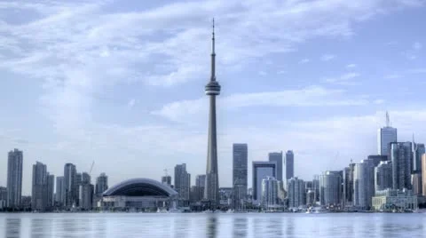 Timelapse Toronto Skyline Hdr