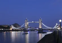 London Tower Bridge at twilight