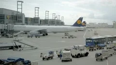 Timelapse Boarding Of A Plane