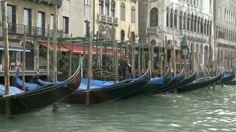 Gondolas In Venice