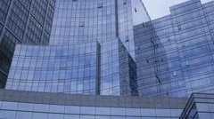 Time Lapse Glass Skyscrapers Zoom Out