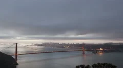 4K Time Lapse Sunrise Golden Gate Bridge