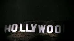 Hollywood Sign Spotlight