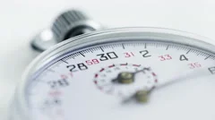 4K Time Lapse Zoom Out Stopwatch
