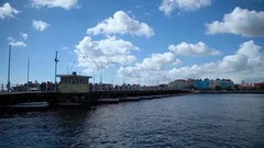 Timelapse Floating Bridge In Curacao (Editorial)