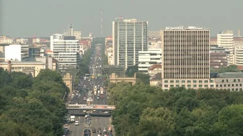 Aerial Berlin Urban Life