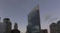 Time Lapse Zoom Out Minneapolis Skyline Twilight