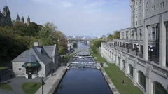 4K Time Lapse Rideau Canal With Locks, Ottawa, Canada