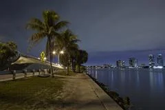 Miami And Biscayne Bay Skyline
