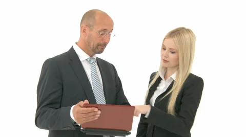 Business Man And Business Woman