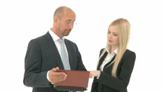 Business Man And Business Woman