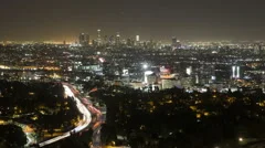 4K Time Lapse Zoom Out Los Angeles View