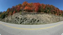 Fall Colors Highway Fisheye