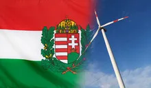 Concept Clean Energy in Hungary Coat of Arms