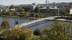 Holbeinsteg Bridge In Frankfurt