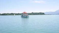 Tourist Cruiseship On Chiemsee