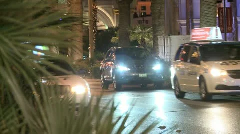 Taxis On Las Vegas Strip