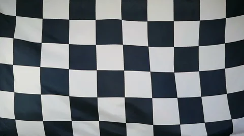 Slowmotion Real Textile Finish Flag