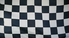 Slowmotion Real Textile Finish Flag