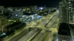 Seattle Nightime Interstate Traffic